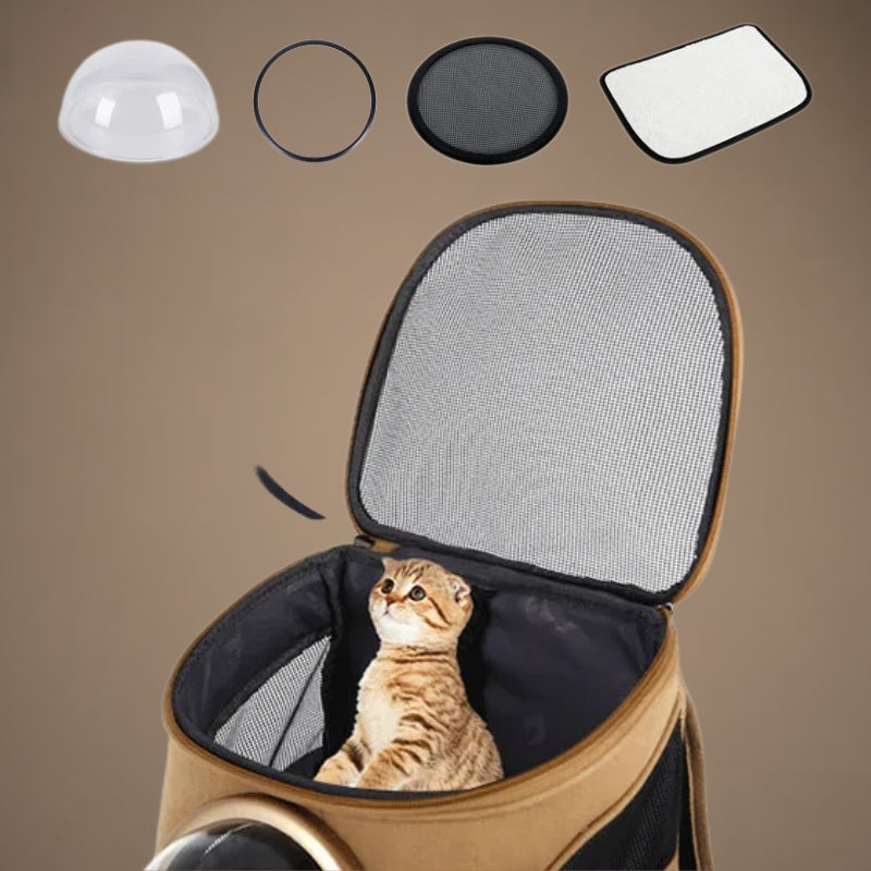 Lightweight Bubble Pet Carrier Backpack for Cats & Dogs