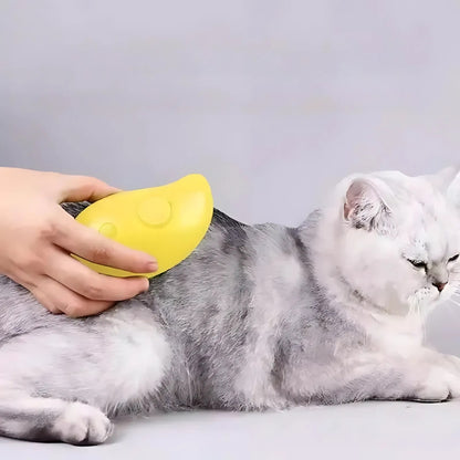 Cat & Dog Steamy Brush: 3-in-1 Electric Grooming Tool