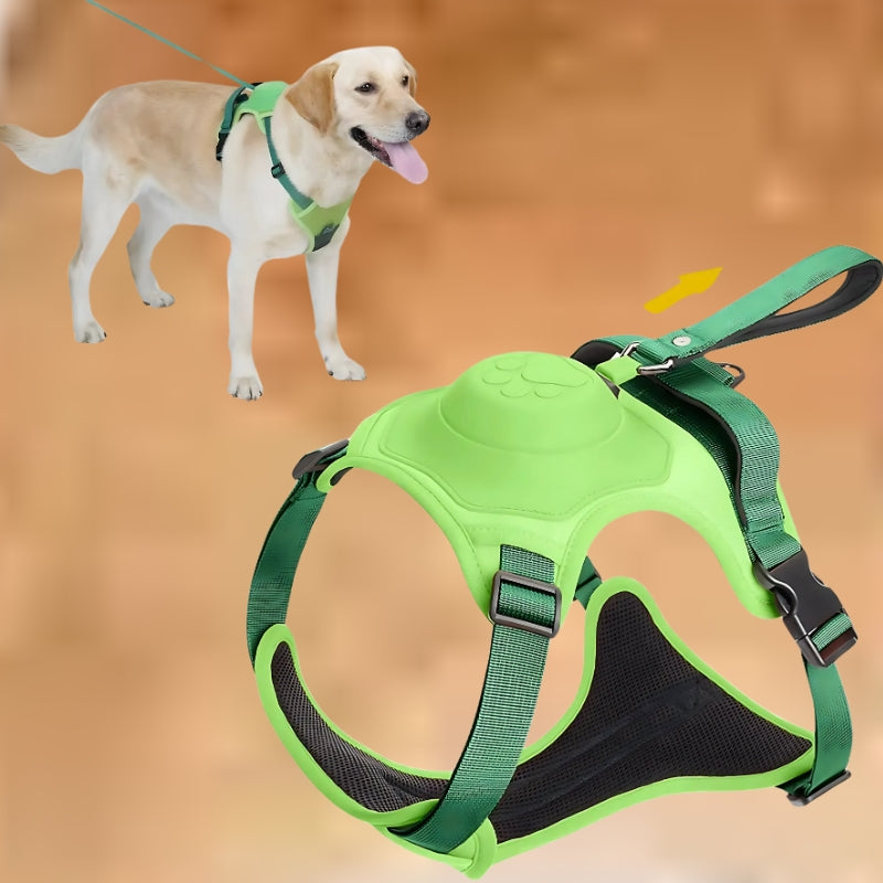 Adjustable Dog Harness & Leash Set – Anti-Burst, Flexible, Breathable